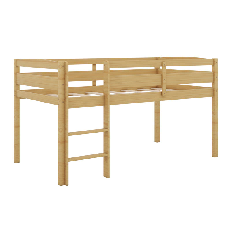 Herlene Slat Bed, Walnut
