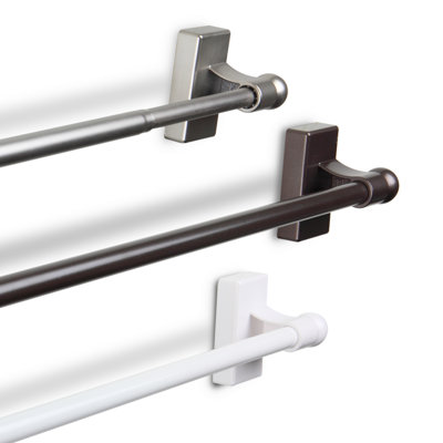 Landry Steel Adjustable Single Curtain Rod
