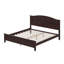Lit plateforme très grand avec tête de lit, cadre de lit plateforme en bois massif avec pieds en bois robustes, lits modernes Mid-Century-1023893409