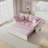 Pull Out Sofa Bed, 3-in-1 Convertible Sleeper Tufted Sofa-1918654101