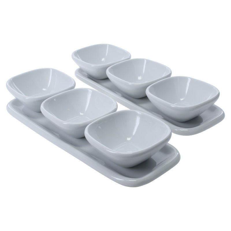 8-Piece, Impulse Dip Set, White