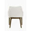 Ensemble de 2 chaises d'appoint en chenille et chêne rétro