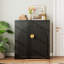 5-Tier Shoe Cabinet with Rotating Shoe Rack, Freestanding Shoe Storage Cabinet for 15-20 Pairs-1378114846