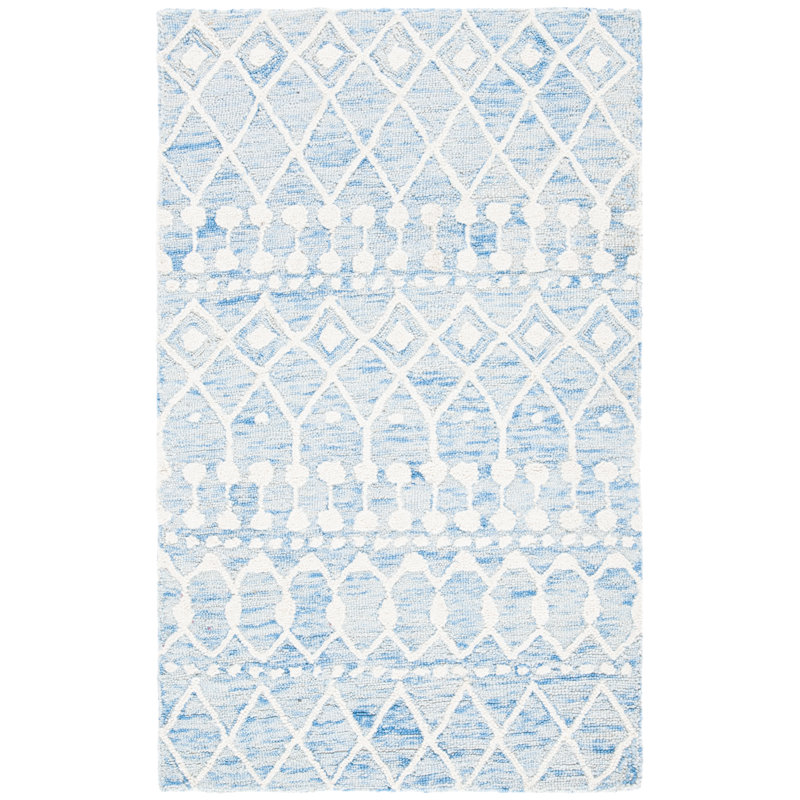 Kimber Hand Tufted Wool Southwestern Rug, Rectangle 2'3" x 5'