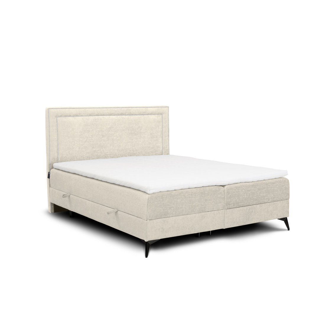 Boxspringbett Bed Baen mit Topper und Bettkasten