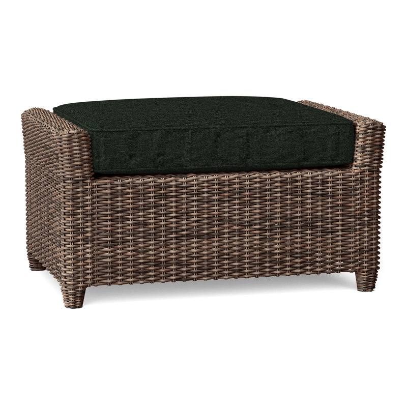 Sag Harbor Outdoor Ottoman, Millstone, Mocha
