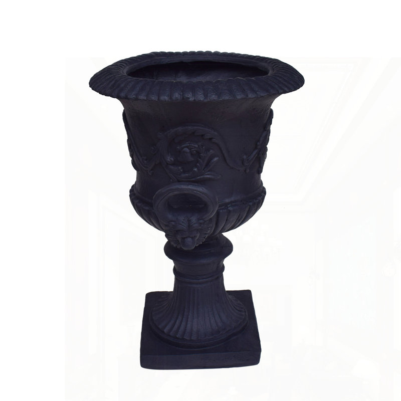 MGO GARDEN URN PLANTER, Black