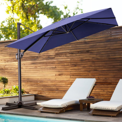 Kasem 128' X 104' Cantilever Umbrella, Weighted Base Does Not Include