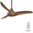 44'' Wave 3 - Blade Standard Ceiling Fan with Remote Control-62875617