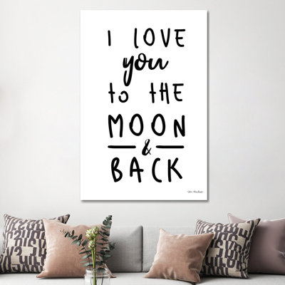 To The Moon - Print on Canvas