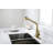Kitchen Faucets With Pull Down Sprayer, Single Handle Kitchen Sink Faucet With Pull Out Sprayer-116628873
