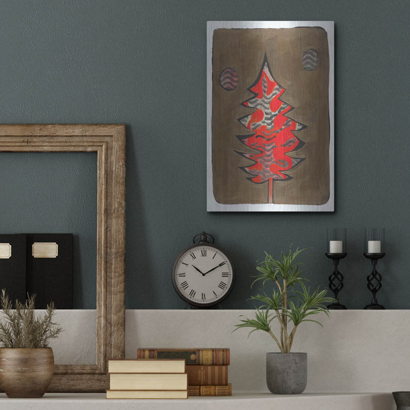"Arbre de Noël 6" par Maria Pietri, H 16 po x l 12 po