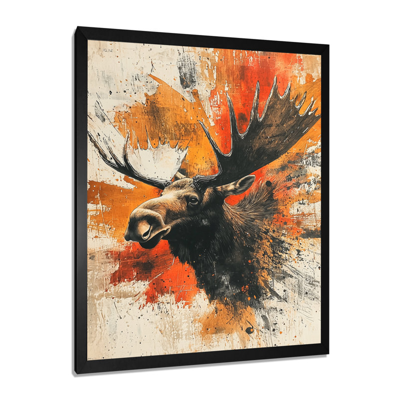 Genita - animaux, impressions sur toile, Impression d'un seul cadre photo, Noir, H 20 po x l 12 po