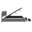 Ottoman Bed With Led And Usb Linen Grey-182445217