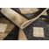 Tapis carré abstrait Tykie en crème / gris anthracite