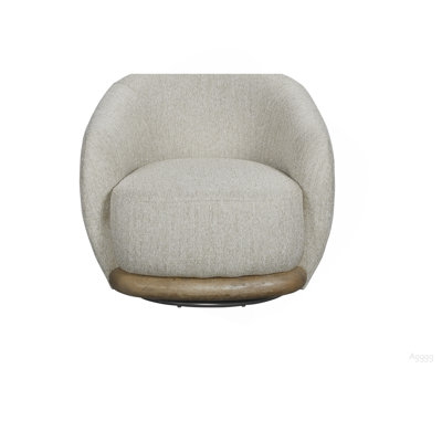 Chaise pivotante en bois - plume d'Amazonie