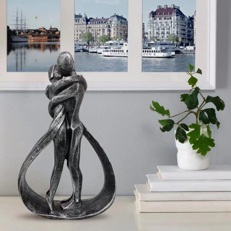 Couple de résine, sculptures modernes, cadeau romantique pour les mariages