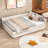 2 Drawers Wood Upholstered Daybed with USB Ports-106838316
