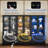 67" Tall 4 Tier Bookshelf Storage Display Cabinet With Led Lights