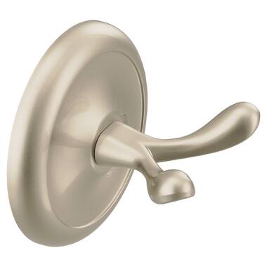 Moen 7603BN Yorkshire Robe Hook, Brushed Nickel