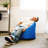 Milano Beanbag Chair Kid's Sapphire Smartmax