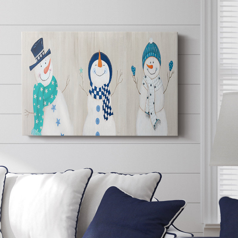 Amis de Noël - Cavas enveloppés de galerie, H 40 po x l 60 po