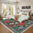 Vintage Boho Rugs Washable Area Rug Low Pile Non Slip Carpet Floral Botanical Accent for Living Room Bedroom Dining Nursery-222753907-222753918