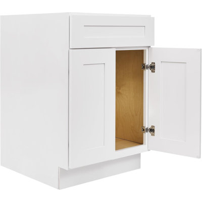 Base de meuble-lavabo 30 po blanc, prêt à assembler - l 30 po x H 34 1/2 po x P 24 po