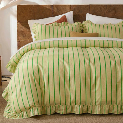Cotton Twill Striped Comforter