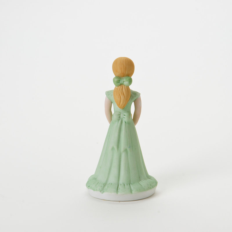 Figurine 5,5 po H Growing Up Girls, Jaune/vert