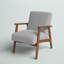64 Cm Wide Armchair-1792804114
