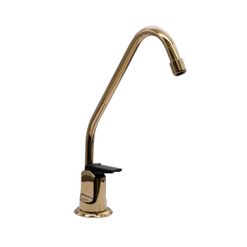 Ensemble de robinet distributeur d'eau froide 8 "avec filtre encastré sous l'évier Touch-Flo, Laiton poli