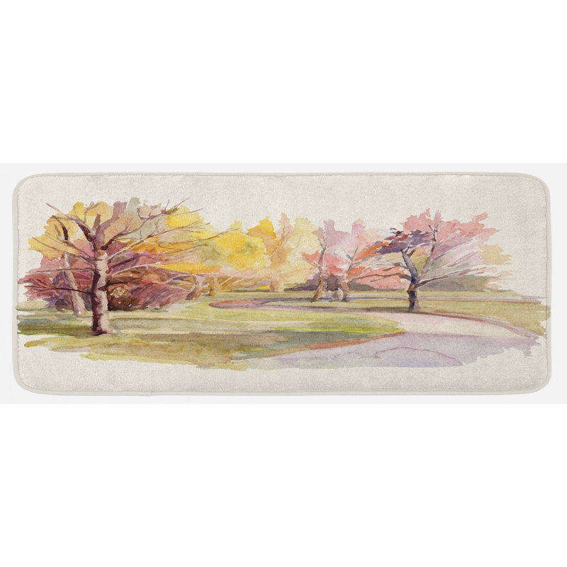 Tapis de cuisine d'automne