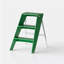 Home échelle échelle pliante cadre intérieur (vert) multifonctionnel échelle pliante tabouret échelle simple en plastique antidérapant