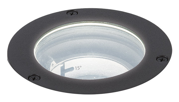 LED Well Light, Bronze on Aluminum, 2700K