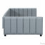 Lit plateforme tapissier grand et simple TG-112584429