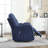 Microfiber/Microsuede and Wood Frame Power Lift Recliner with Heated Massage-1921244519