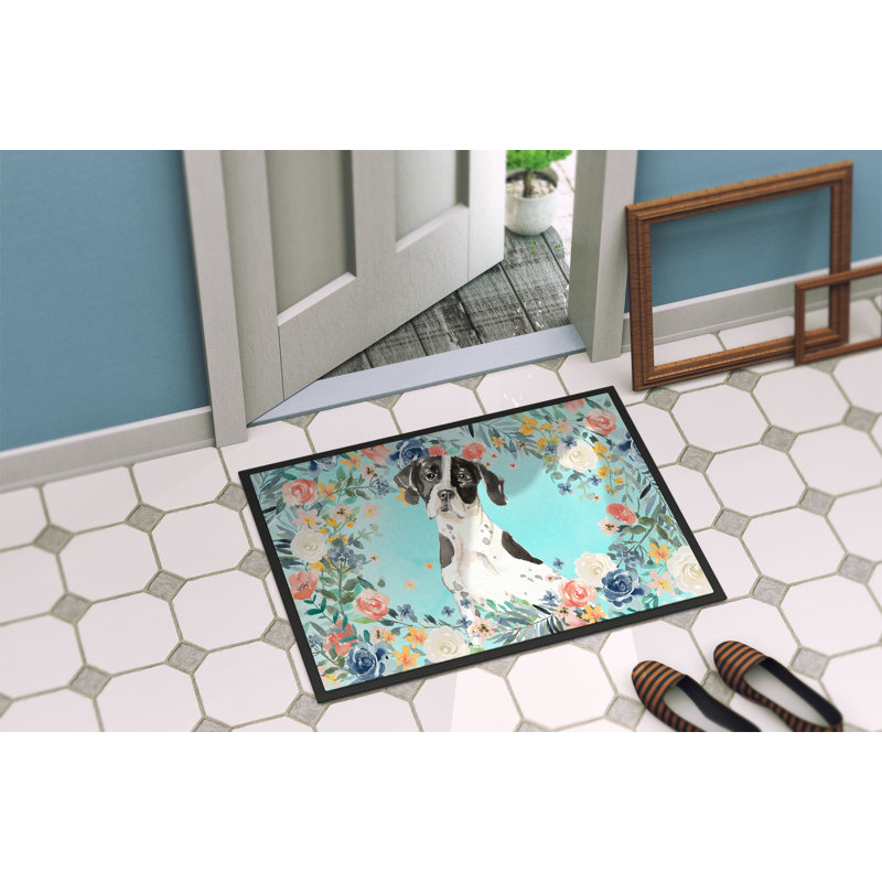 36 po x 24 po tapis de porte extérieur antidérapant Wimer, Pointer anglais
