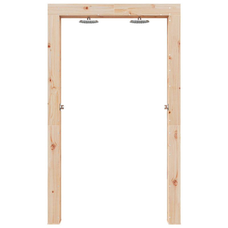 Outdoor Shower and Footwash Spout, Light Oak