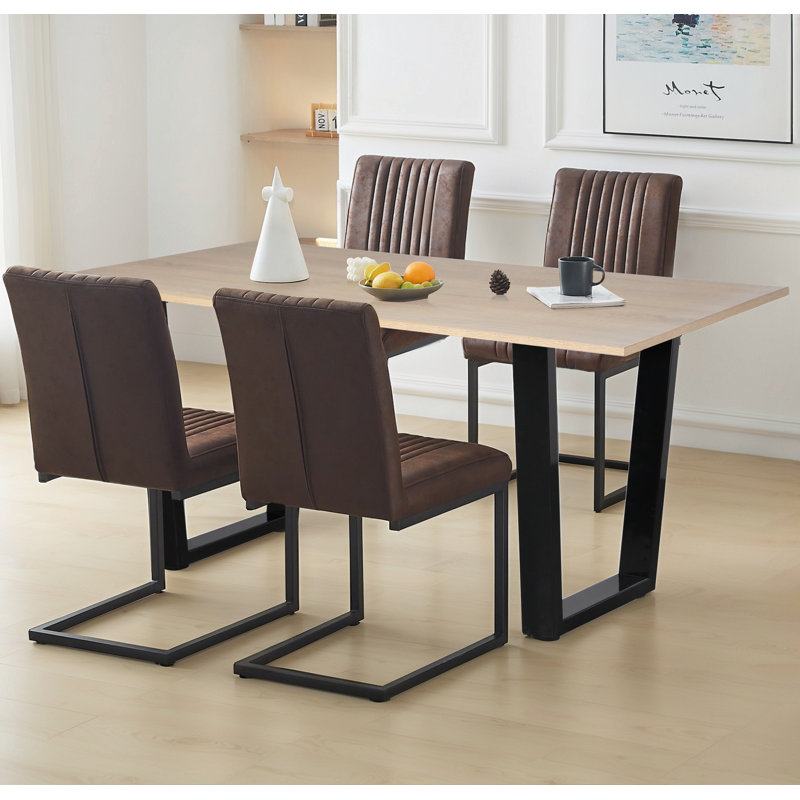 Abinash Dining Set, 5, 77" H x 180" W x 80" D