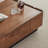 Black walnut solid wood end table