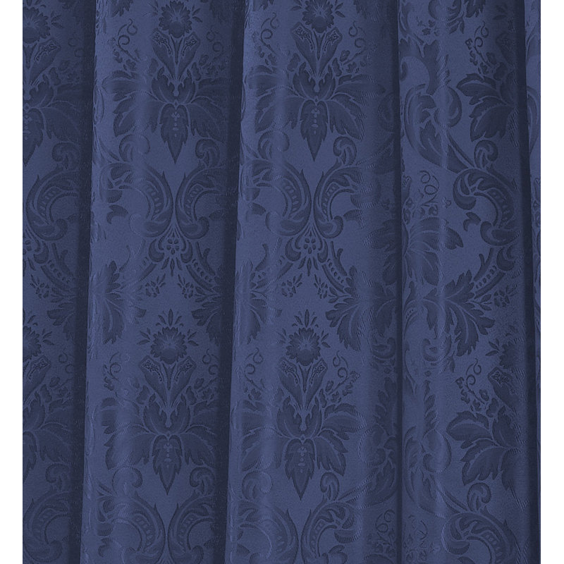 Fennimore Room Darkening Curtain, 116 W x 183 D cm, Navy