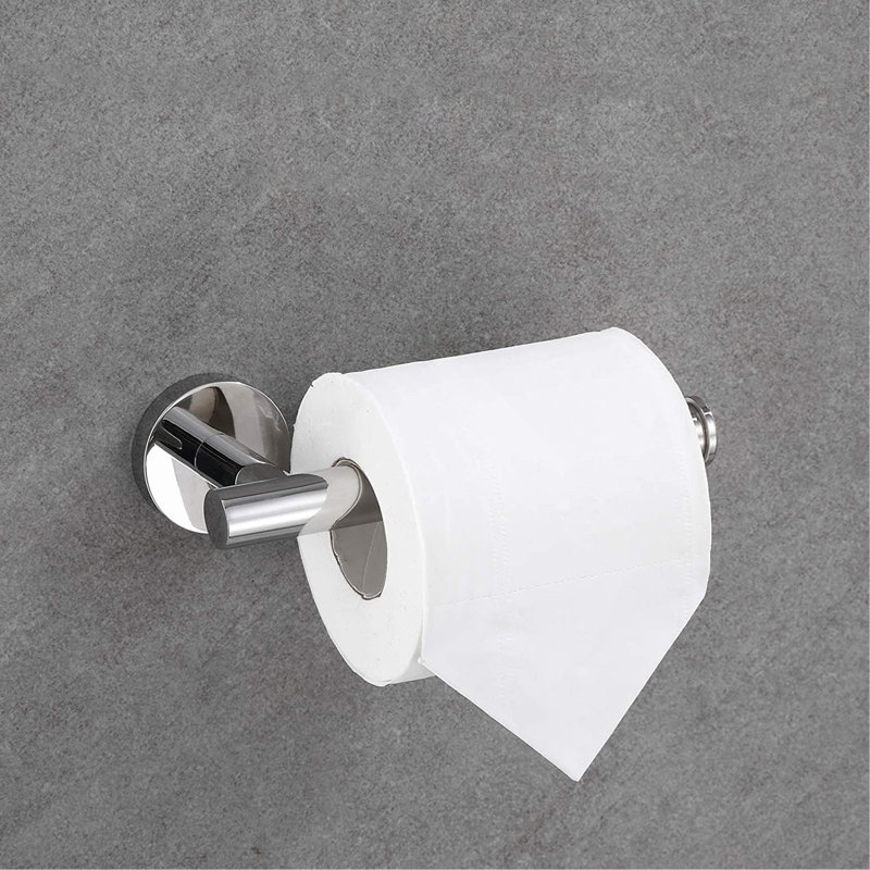5 Piece Bathroom Towel Rack Set Wall Mount, Chrome