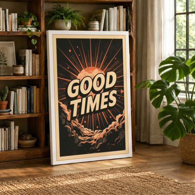 Good Times Retro - Wrapped Canvas