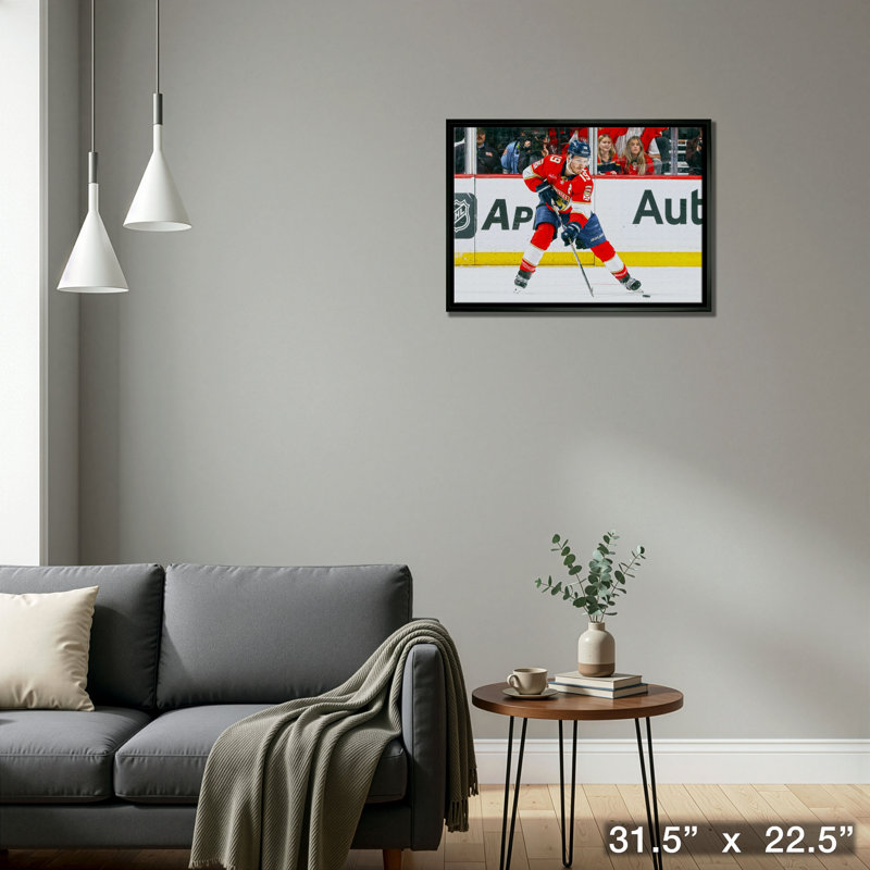 Matthew Tkachuk - Panthères sur toile avec cadre 20 x 29