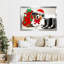 «Christmas Holiday Border Collie» par By Jodi - impression-283364695-283364688