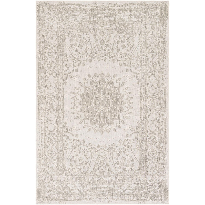 Tapis gris transitionnel Hintz, Rectangle 5 pi 3 po x 8 pi
