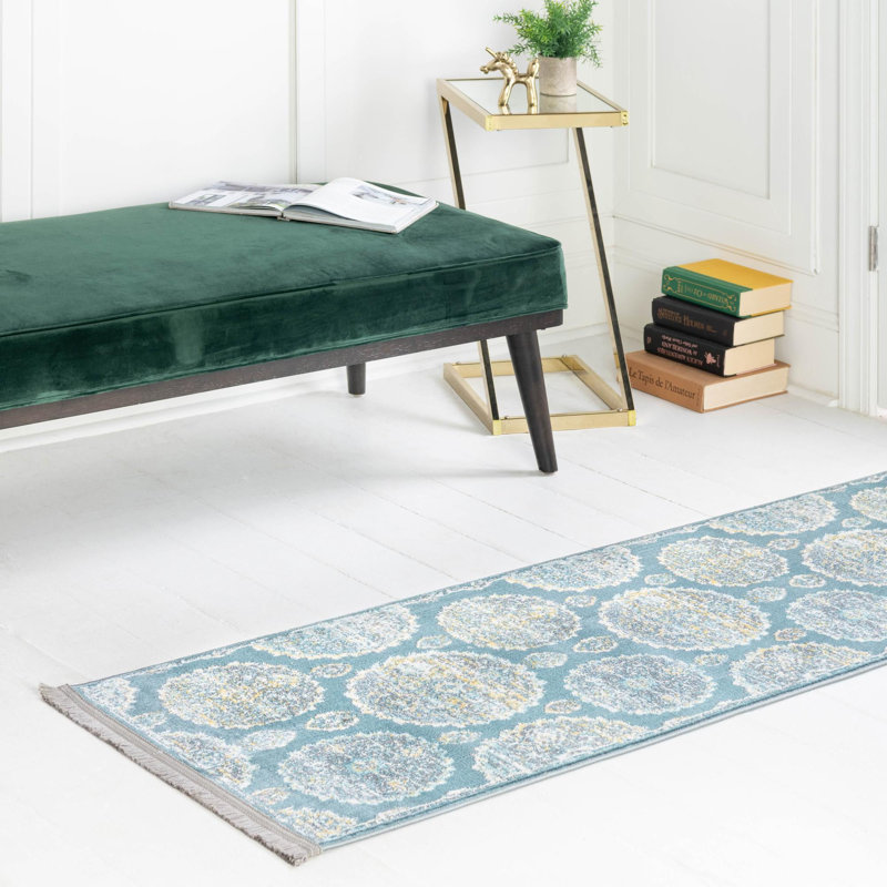 Oriental Indoor Rug, Runner 2'7" x 10'