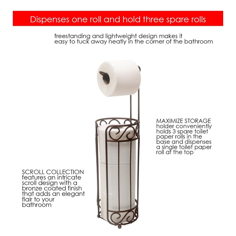 Free Standing Toilet Paper Holder – Fleur De Lis Junkie