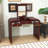 Wood Vanity Table with Flip-Up Mirror and Dual Drawers-154656321